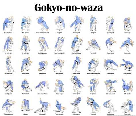 Judo techniques.